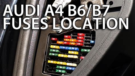 2007 audi a4 brake light switch location
