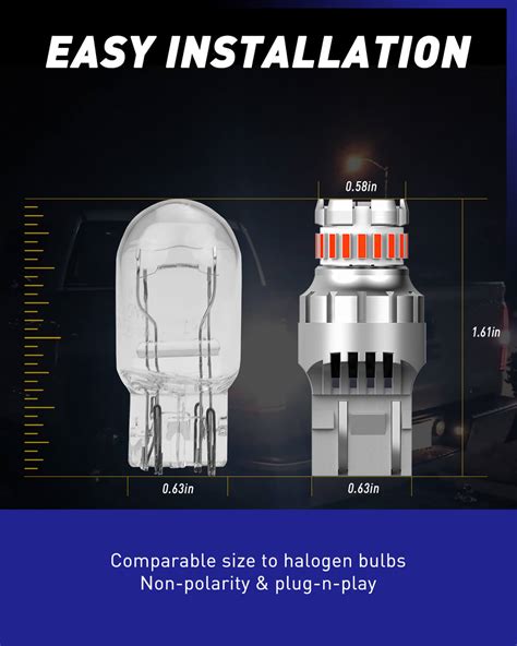 brake light bulb 7443